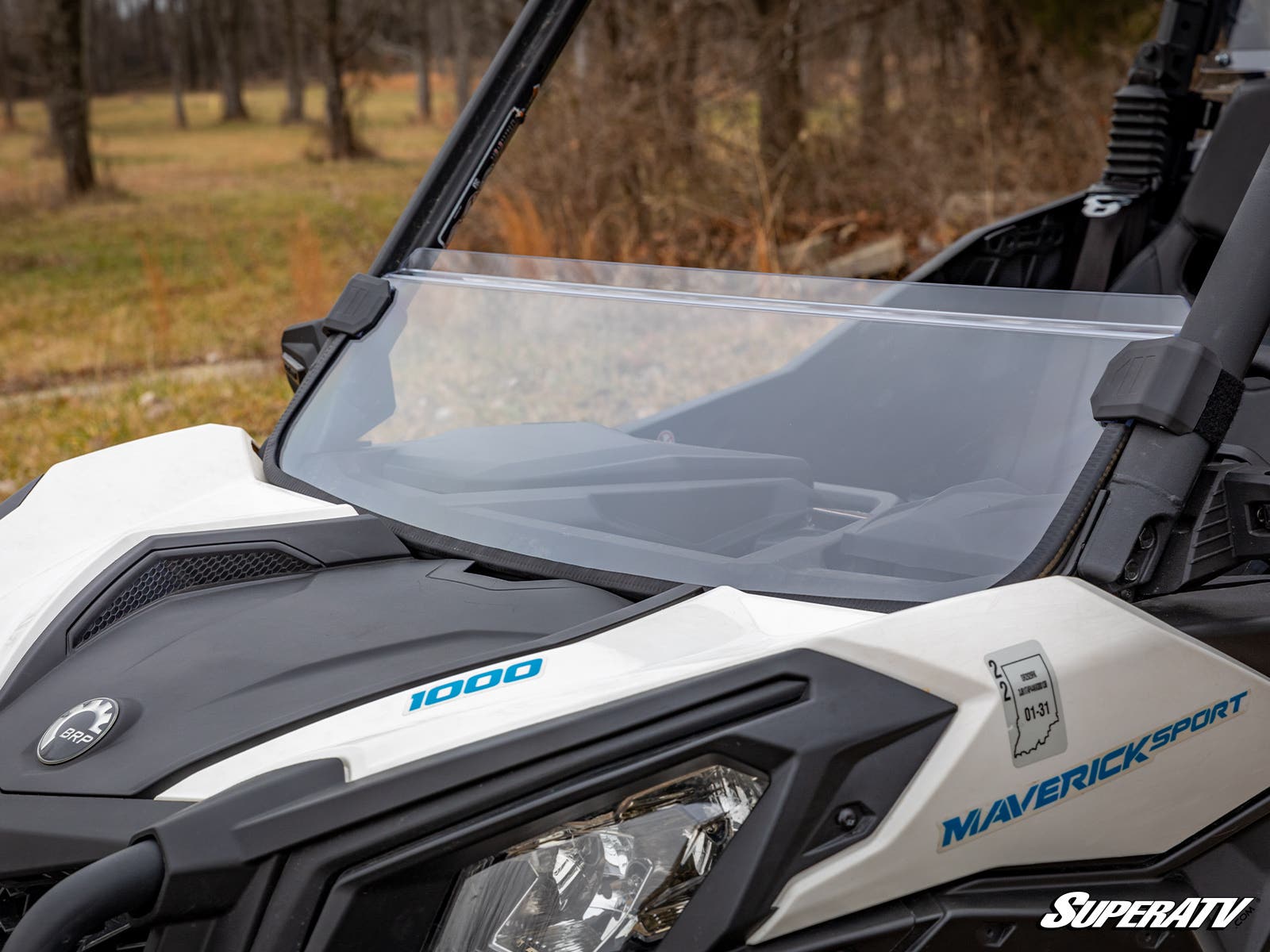 Photo of SuperATV Can-Am Maverick Sport Half Windshield by SuperATV - Premium Windshields for UTVs / Side by Sides