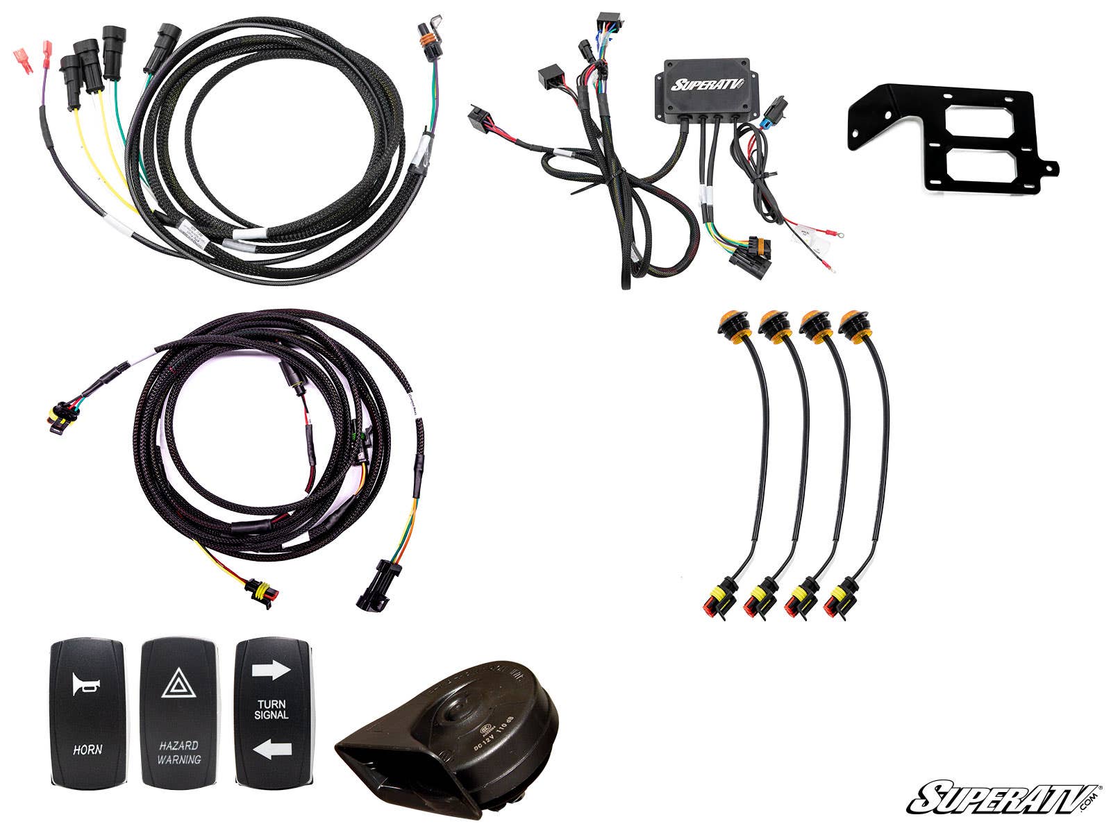 Photo of SuperATV Can-Am Maverick Trail Plug & Play Turn Signal Kit by SuperATV - Premium Street Legal Kits for UTVs / Side by Sides