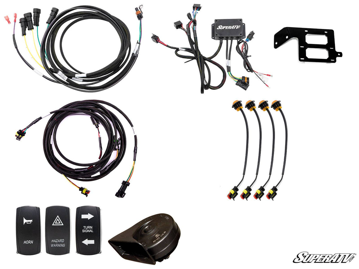 Photo of SuperATV Can-Am Maverick Trail Plug & Play Turn Signal Kit by SuperATV - Premium Street Legal Kits for UTVs / Side by Sides