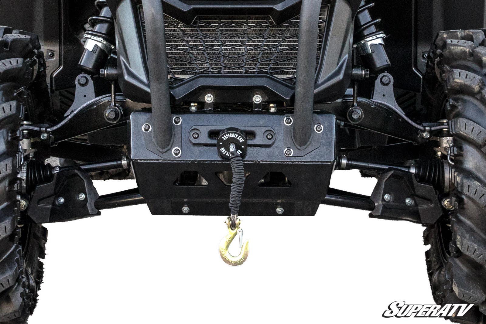 Photo of SuperATV Can-Am Maverick Sport Winch Mounting Plate by SuperATV - Premium Winches & Winch Mounts for UTVs / Side by Sides