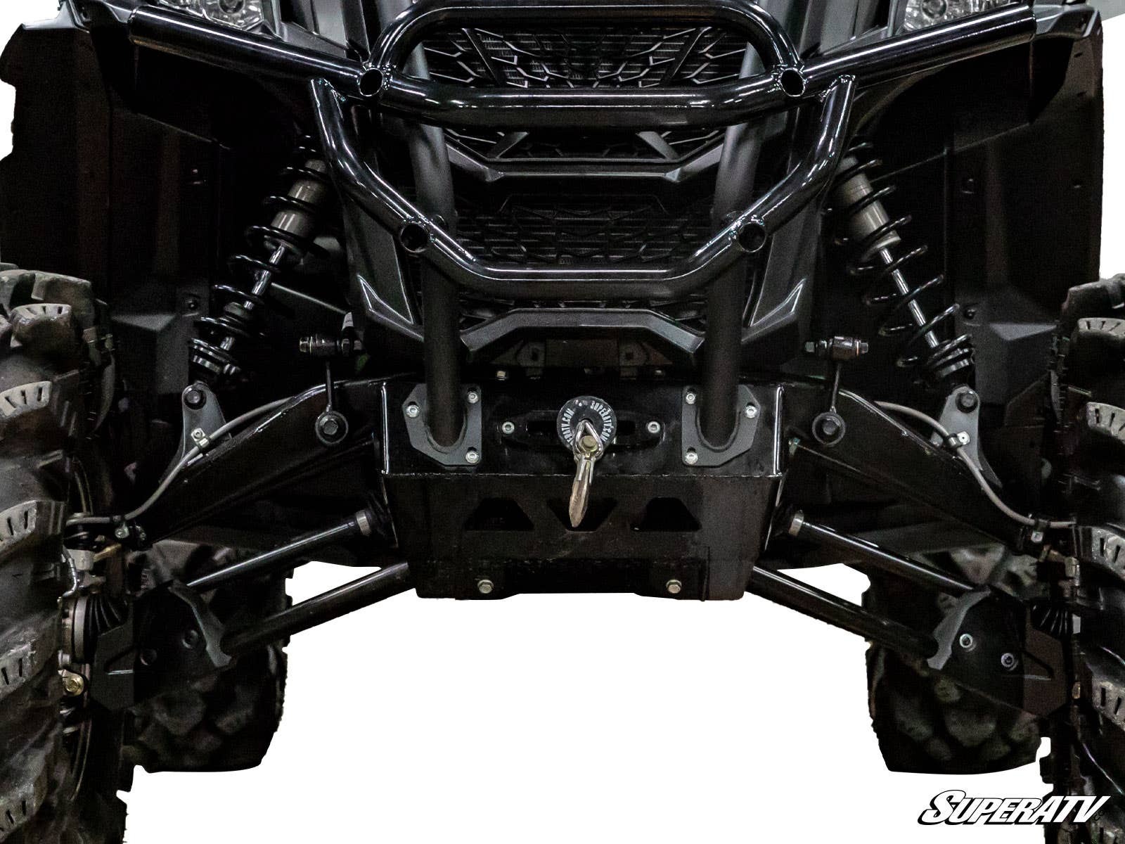 Photo of SuperATV Can-Am Maverick Trail Winch Mounting Plate by SuperATV - Premium Winches & Winch Mounts for UTVs / Side by Sides