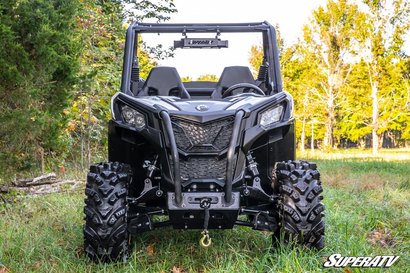 Photo of SuperATV Can-Am Maverick Sport Winch Mounting Plate by SuperATV - Premium Winches & Winch Mounts for UTVs / Side by Sides