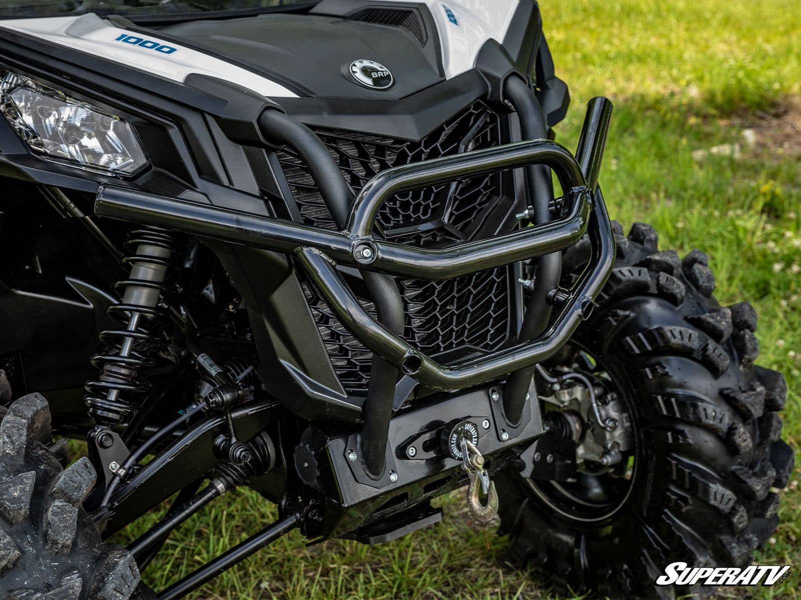 Photo of SuperATV Can-Am Maverick Trail Winch Mounting Plate by SuperATV - Premium Winches & Winch Mounts for UTVs / Side by Sides