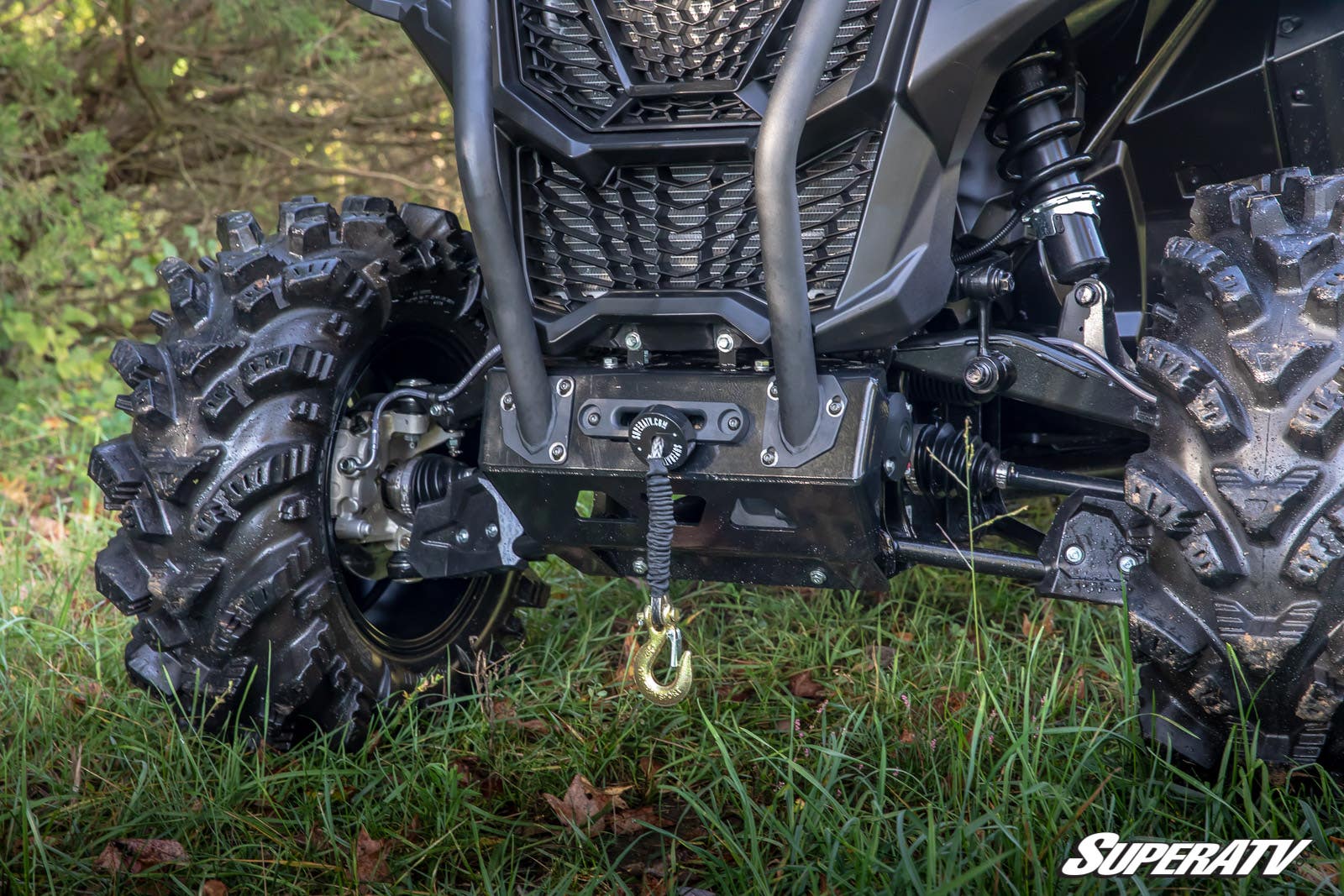 Photo of SuperATV Can-Am Maverick Sport Winch Mounting Plate by SuperATV - Premium Winches & Winch Mounts for UTVs / Side by Sides