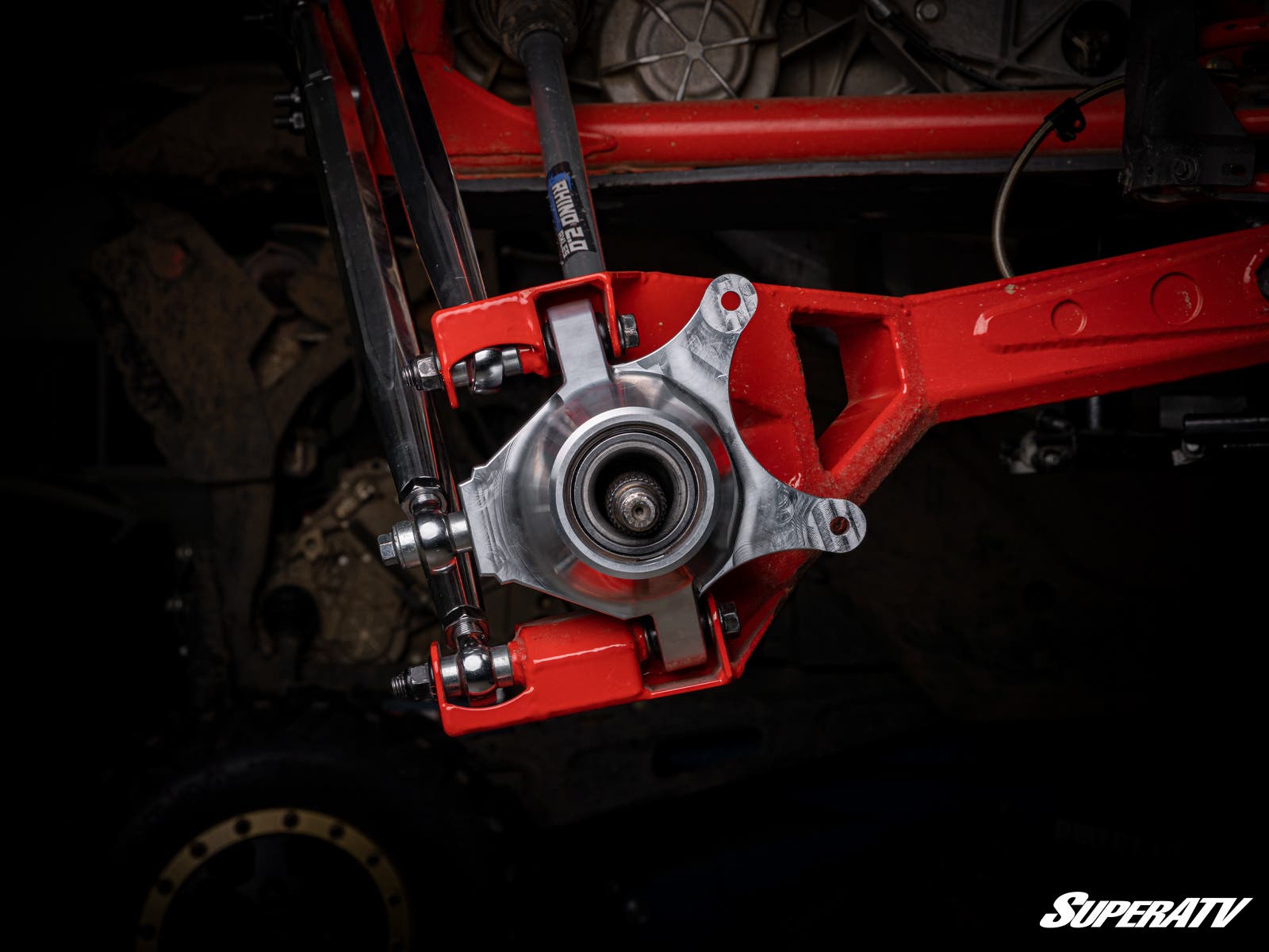 Photo of SuperATV Can-Am Maverick X3 Billet Rear Knuckles by SuperATV - Premium Drivetrain for UTVs / Side by Sides