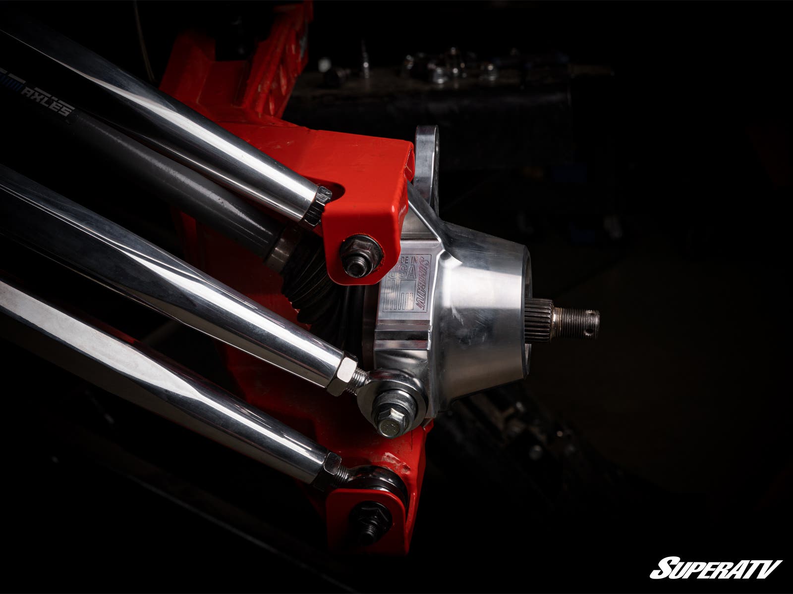 Photo of SuperATV Can-Am Maverick X3 Billet Rear Knuckles by SuperATV - Premium Drivetrain for UTVs / Side by Sides