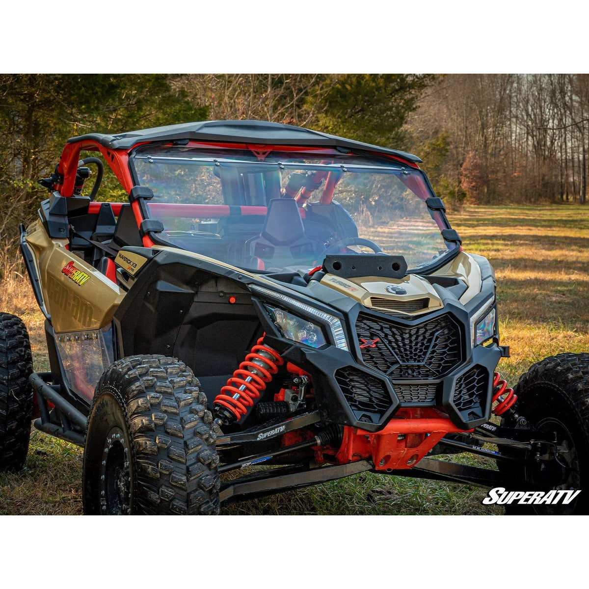 Photo of Can Am X3 Full Windshield by SuperATV - Premium Windshields for UTVs / Side by Sides