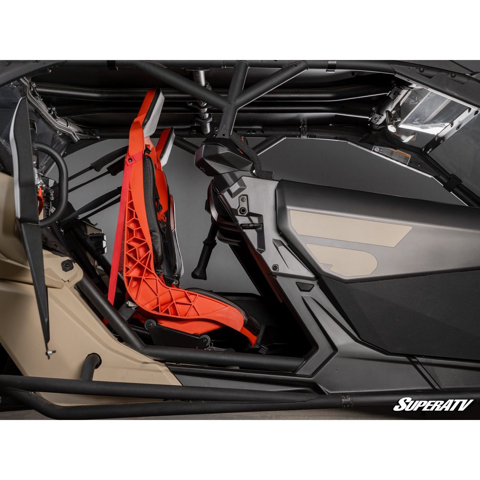 Photo of Can Am X3 Flip-Up Seat Base by SuperATV - Premium Seats & Accessories for UTVs / Side by Sides