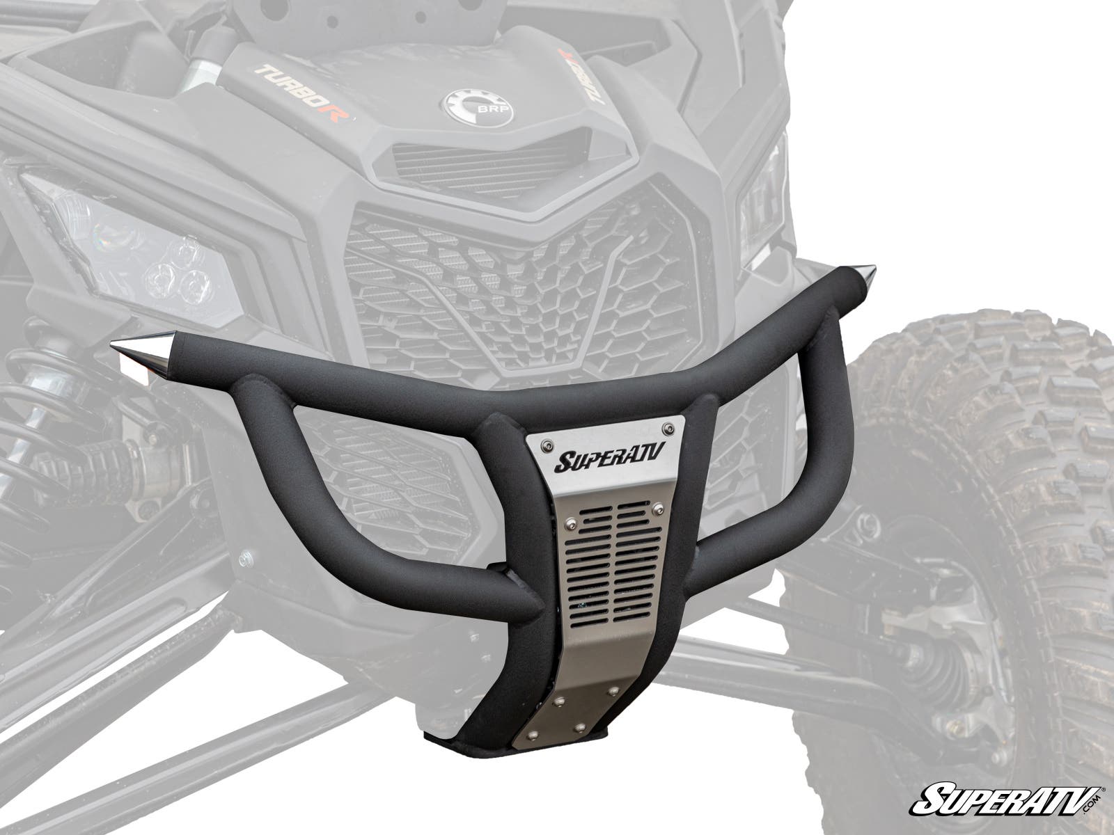 Photo of SuperATV Can-Am Maverick X3 Prerunner Front Bumper by SuperATV - Premium Bumpers for UTVs / Side by Sides