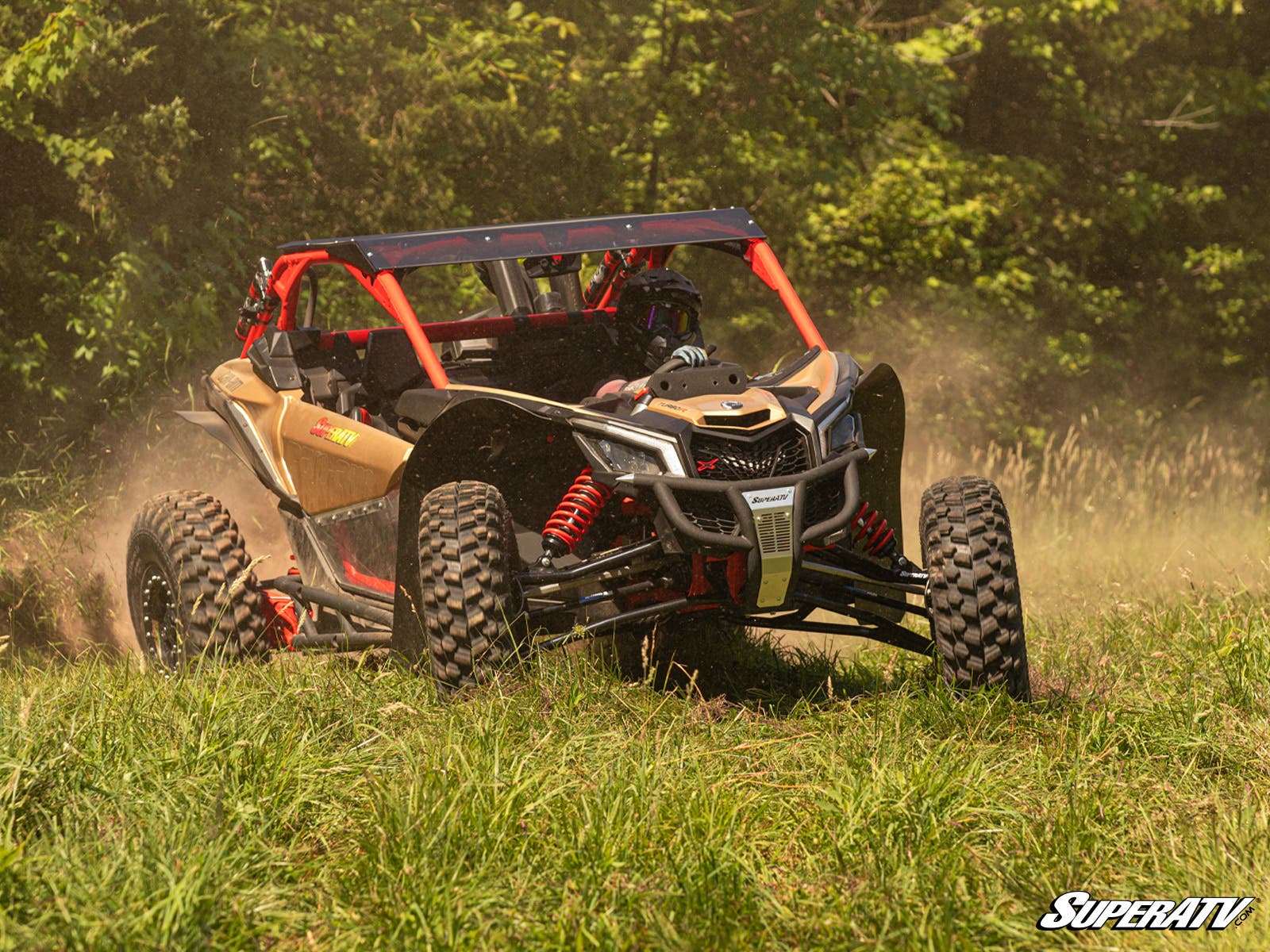 Photo of SuperATV Can-Am Maverick X3 Prerunner Front Bumper by SuperATV - Premium Bumpers for UTVs / Side by Sides