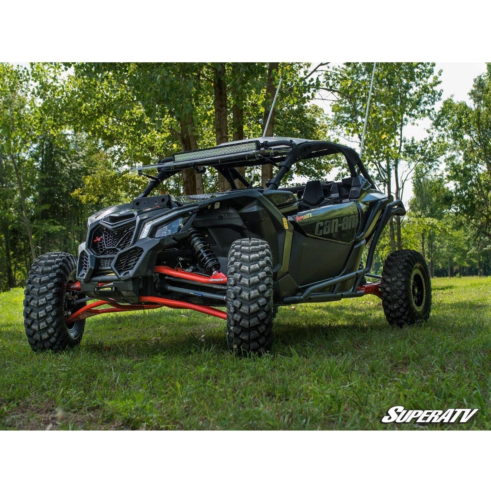 Photo of Can Am X3 Long Travel Kit (Red) by SuperATV - Premium Long Travel Suspension Kits for UTVs / Side by Sides