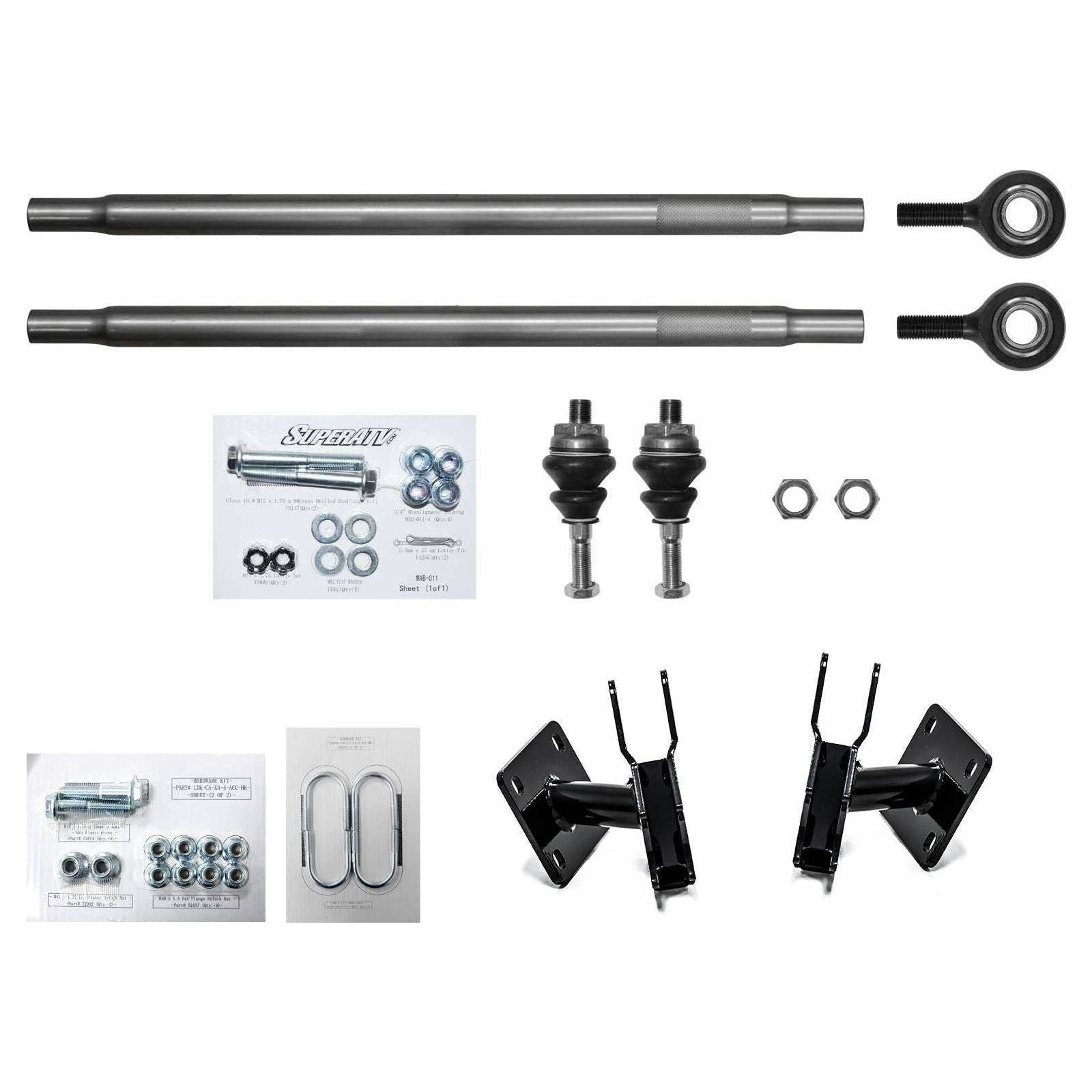 Photo of Can Am X3 Long Travel Kit (Red) by SuperATV - Premium Long Travel Suspension Kits for UTVs / Side by Sides