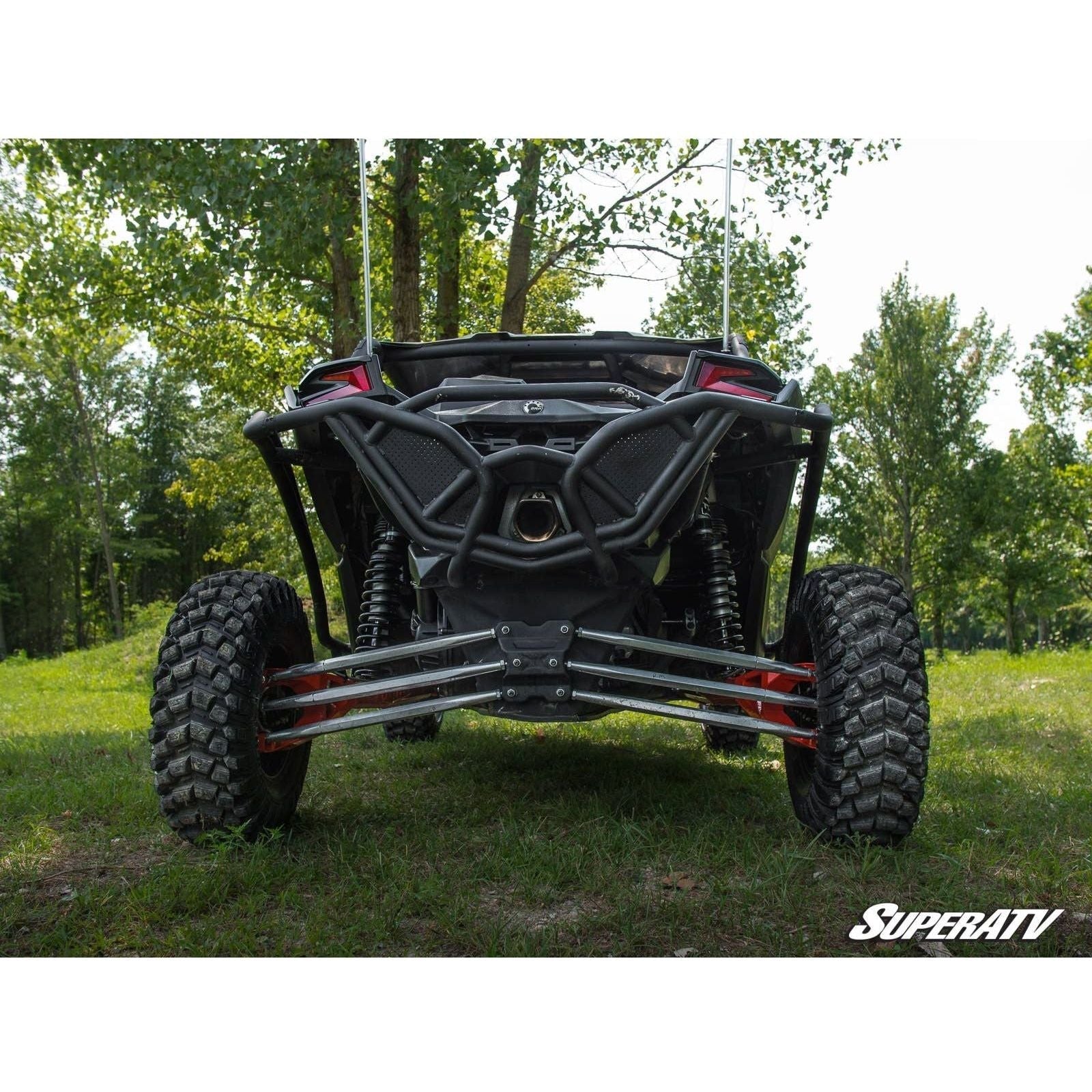Photo of Can Am X3 Long Travel Kit (Red) by SuperATV - Premium Long Travel Suspension Kits for UTVs / Side by Sides