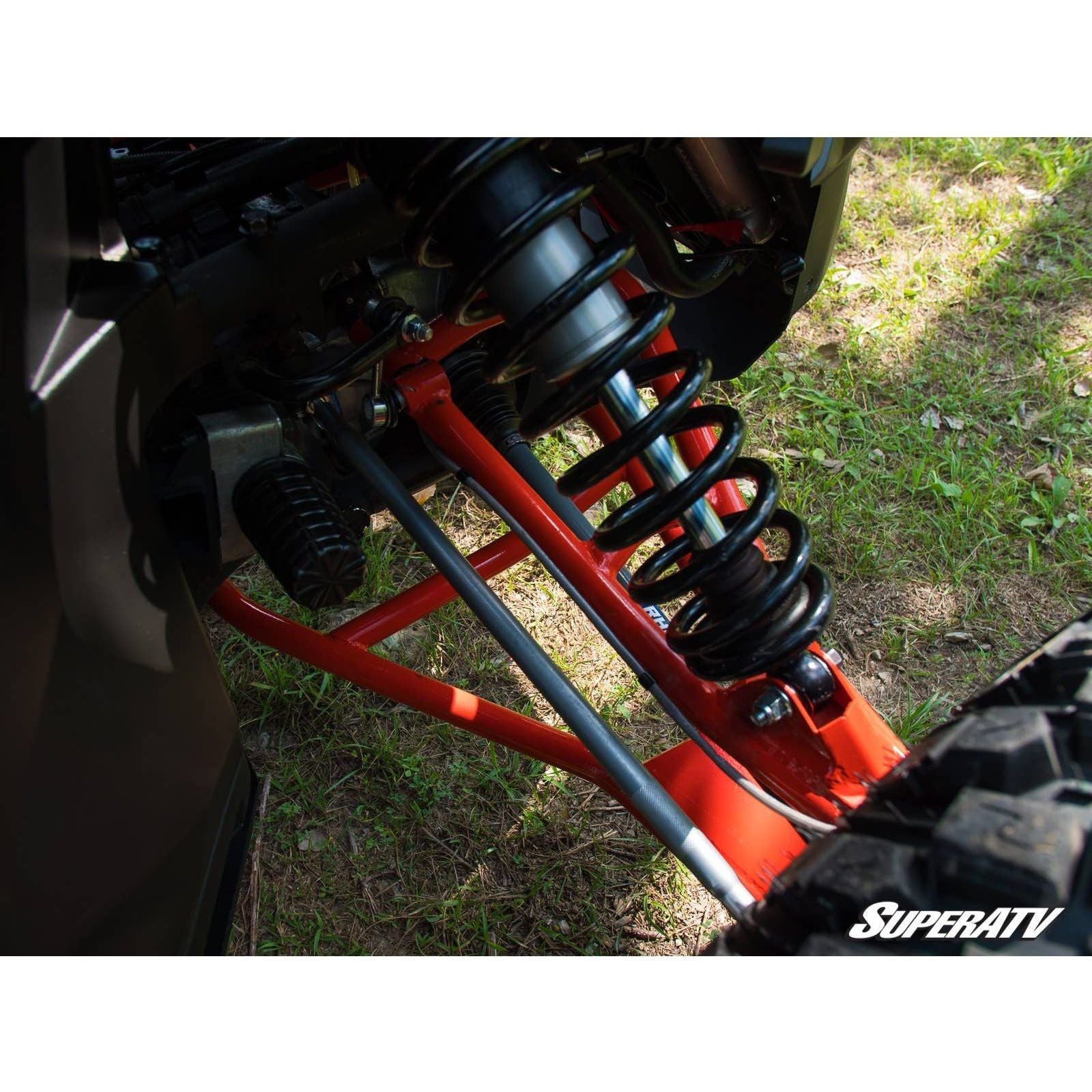 Photo of Can Am X3 Long Travel Kit (Red) by SuperATV - Premium Long Travel Suspension Kits for UTVs / Side by Sides