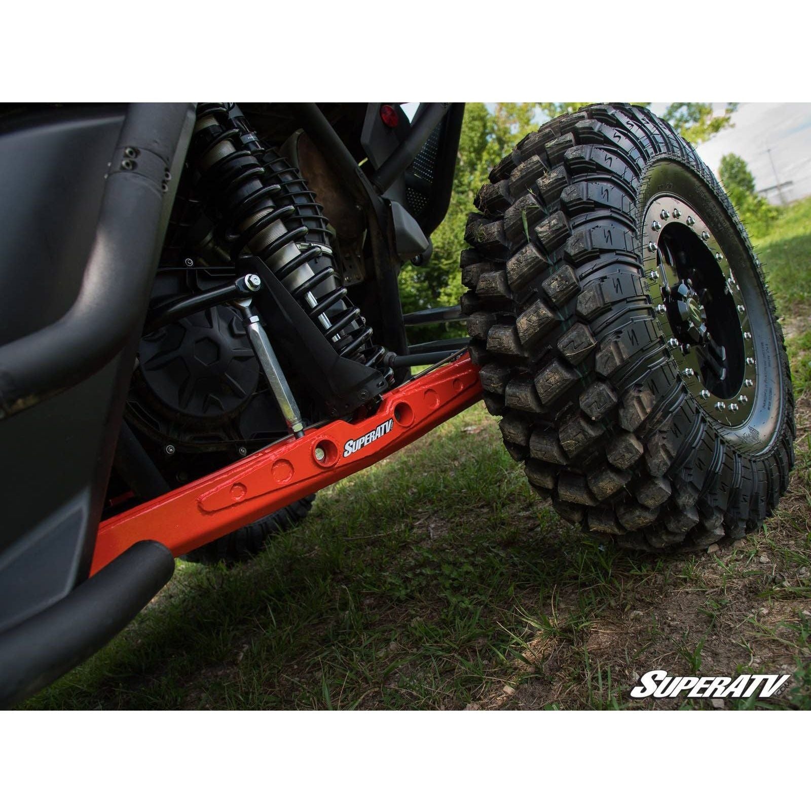 Photo of Can Am X3 Long Travel Kit (Red) by SuperATV - Premium Long Travel Suspension Kits for UTVs / Side by Sides