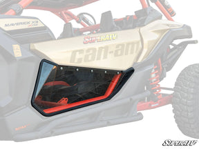 Photo of SuperATV Can-Am Maverick X3 Clear Lower Doors by SuperATV - Premium Doors for UTVs / Side by Sides