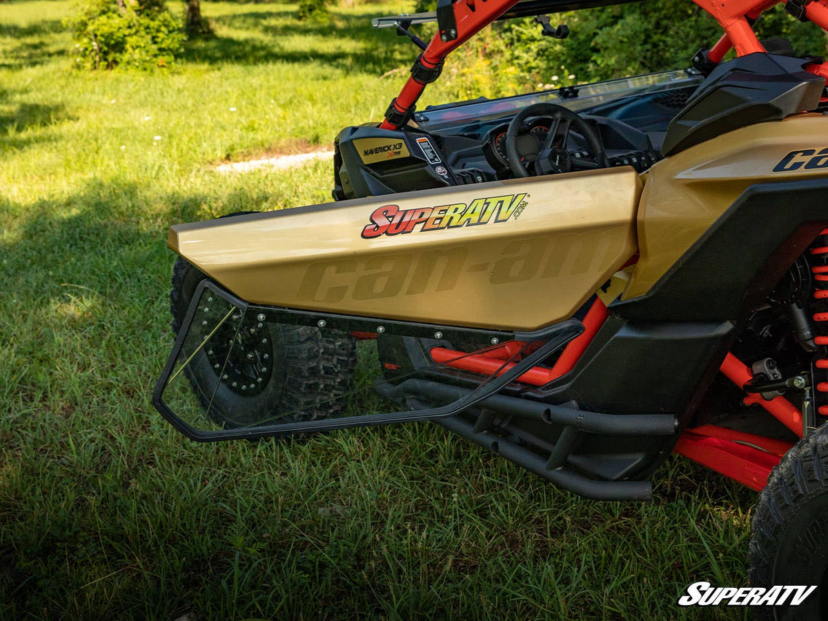 Photo of SuperATV Can-Am Maverick X3 Clear Lower Doors by SuperATV - Premium Doors for UTVs / Side by Sides