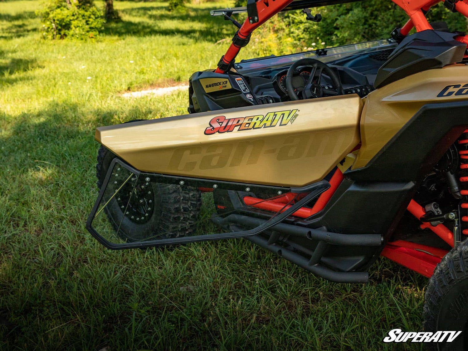 Photo of SuperATV Can-Am Maverick X3 Clear Lower Doors by SuperATV - Premium Doors for UTVs / Side by Sides