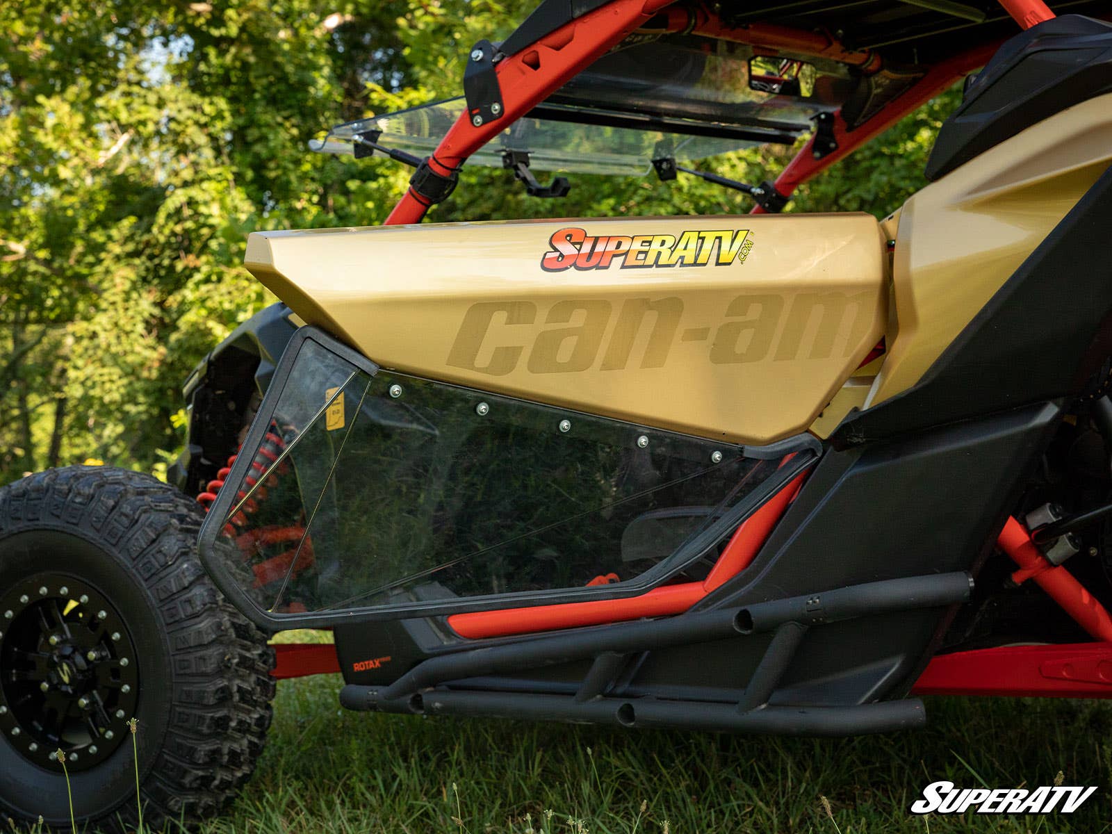 Photo of SuperATV Can-Am Maverick X3 Clear Lower Doors by SuperATV - Premium Doors for UTVs / Side by Sides