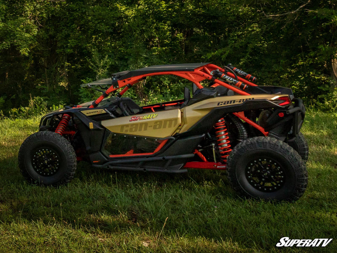 Photo of SuperATV Can-Am Maverick X3 Clear Lower Doors by SuperATV - Premium Doors for UTVs / Side by Sides