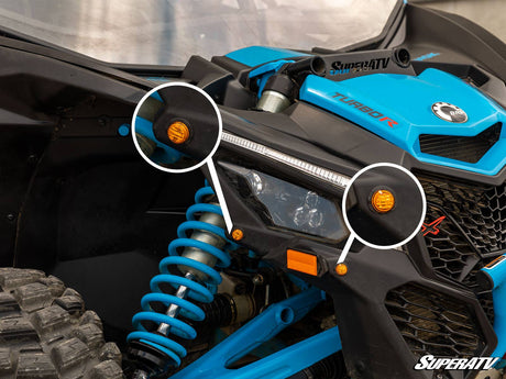 Can-Am Maverick X3 Plug &amp; Play Turn Signal Kit with Steering Column and Attached Horn