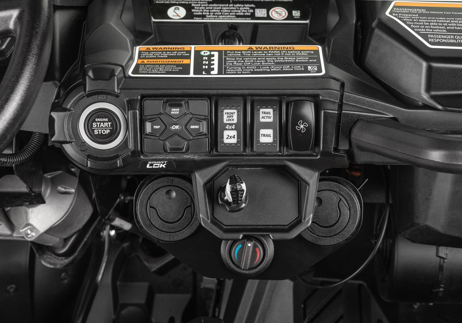 Can-Am Commander In-Dash Cab Heater