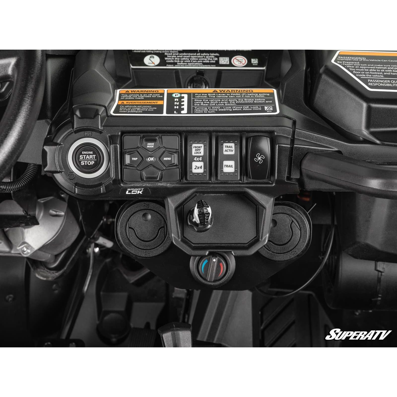 Can Am Maverick Trail In-Dash Cab Heater