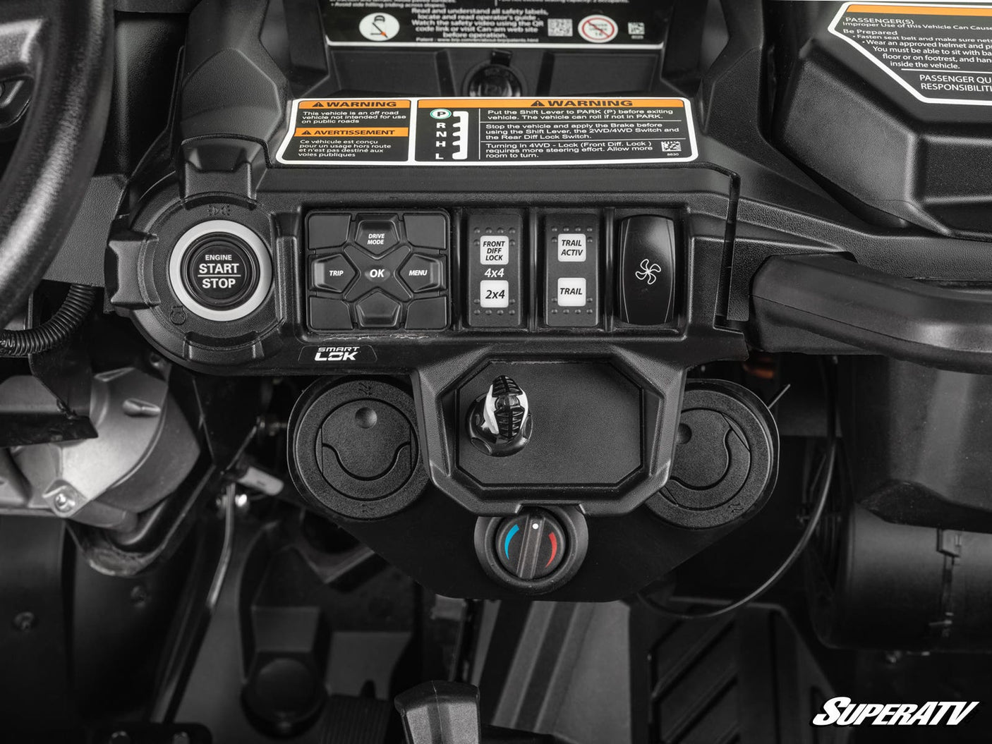 Photo of SuperATV Can-Am Maverick Trail In-Dash Cab Heater by SuperATV - Premium Heaters for UTVs / Side by Sides