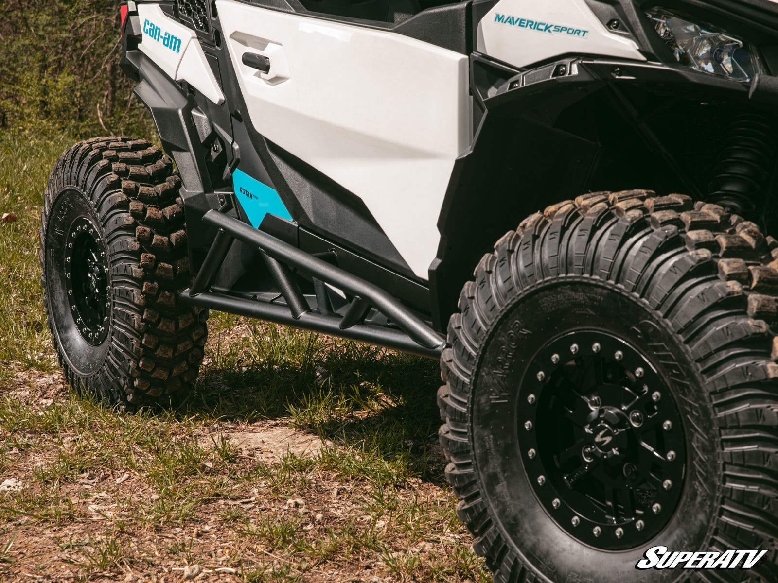 Photo of SuperATV Can-Am Maverick Trail Nerf Bars by SuperATV - Premium Nerf Bars for UTVs / Side by Sides