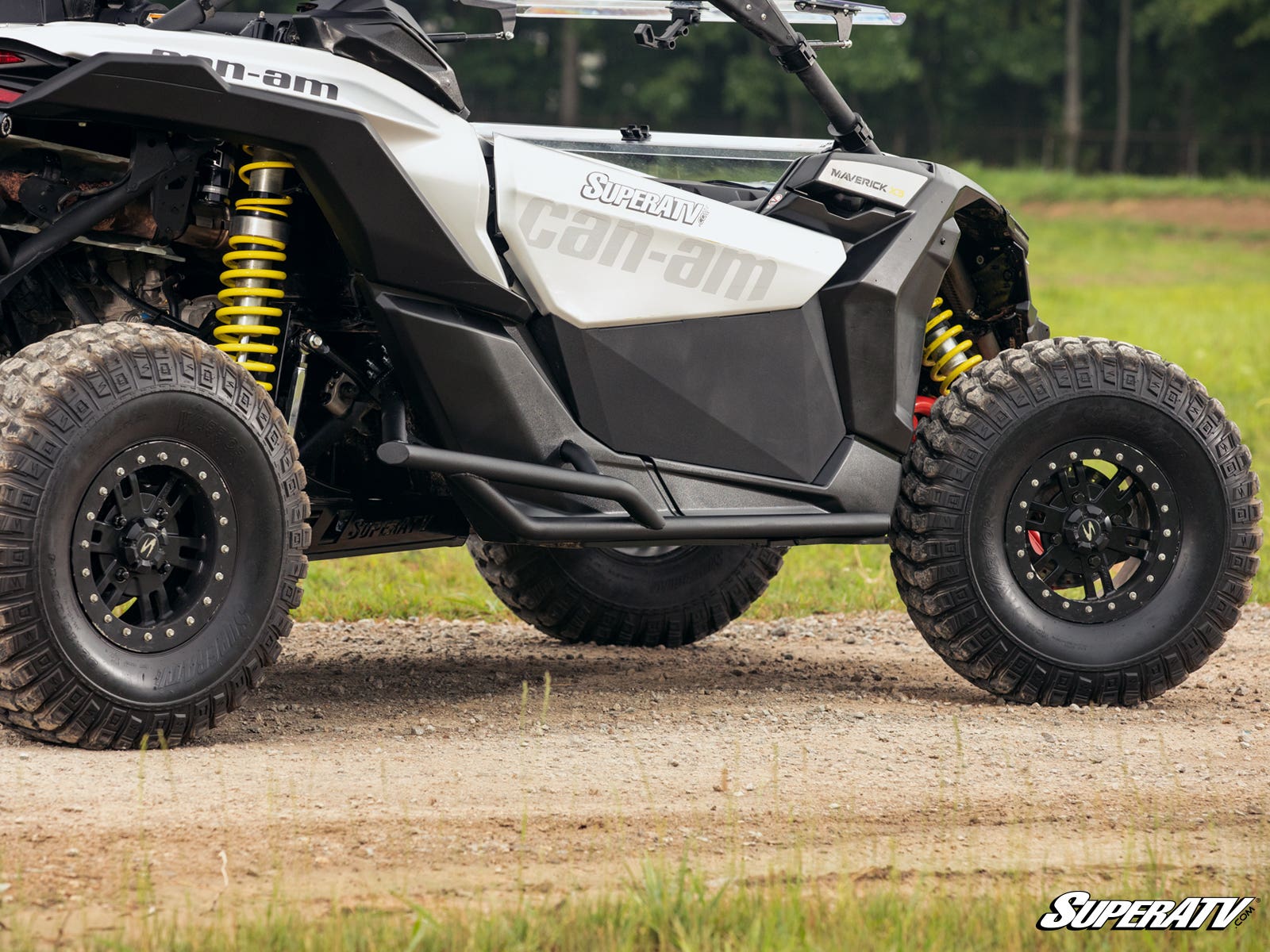 Photo of SuperATV Can-Am Maverick X3 Tree Kickers by SuperATV - Premium Nerf Bars for UTVs / Side by Sides