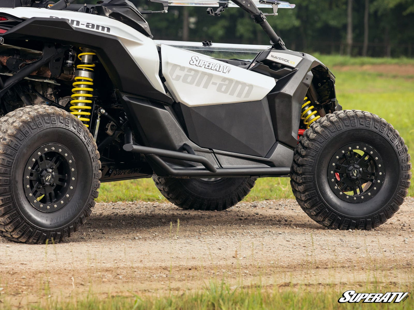 Photo of SuperATV Can-Am Maverick X3 Tree Kickers by SuperATV - Premium Nerf Bars for UTVs / Side by Sides