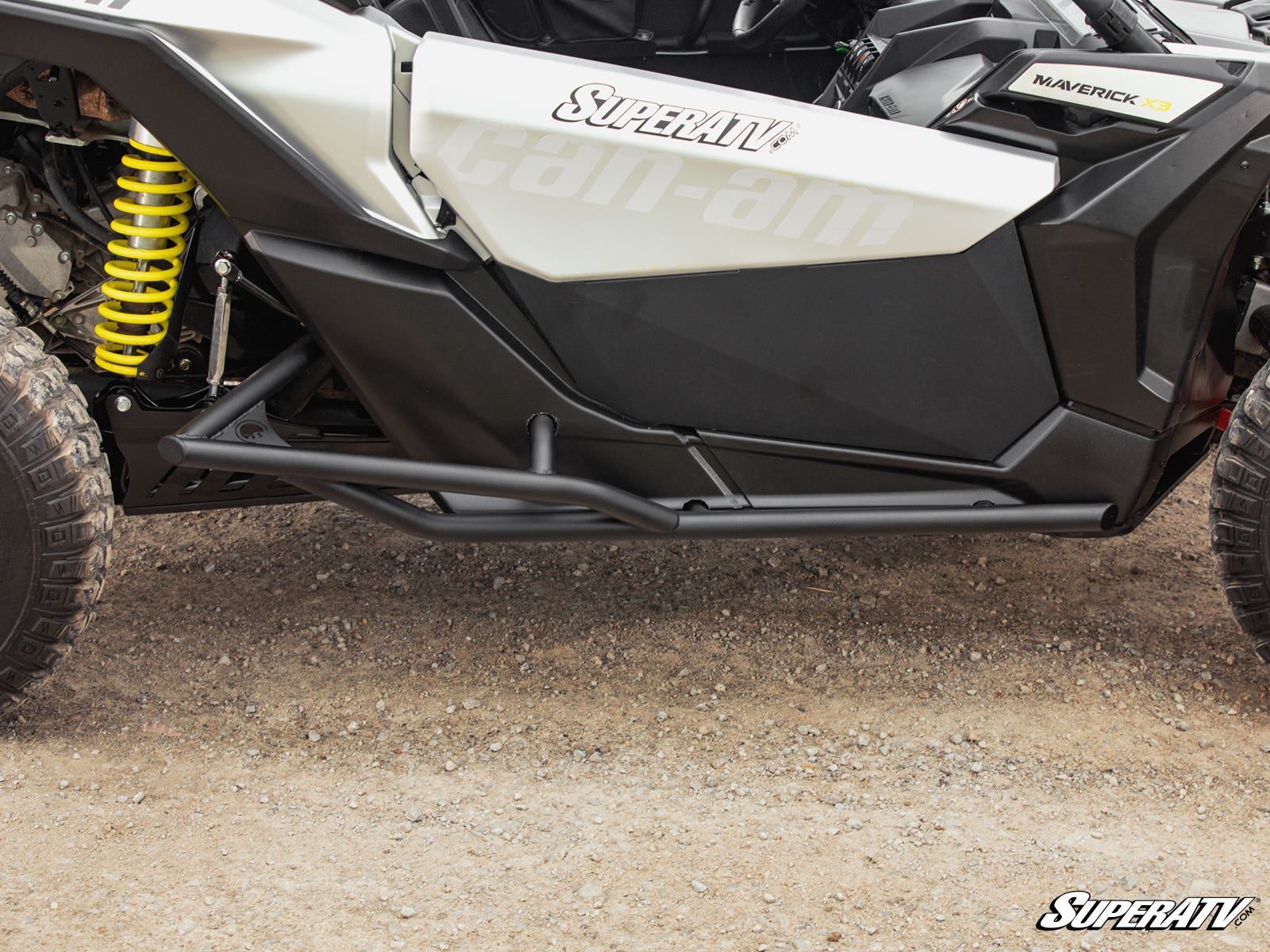 Photo of SuperATV Can-Am Maverick X3 Tree Kickers by SuperATV - Premium Nerf Bars for UTVs / Side by Sides