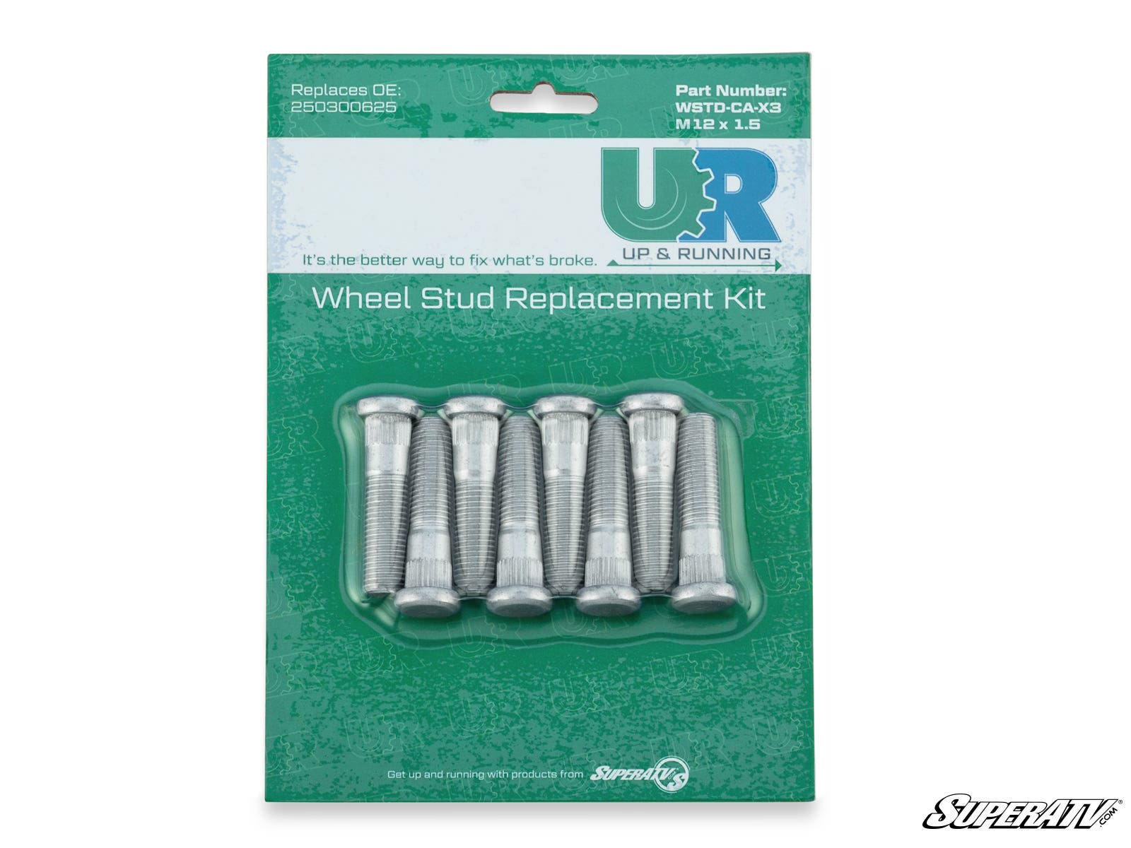 Photo of SuperATV Up & Running Can-Am Maverick X3 Wheel Studs by SuperATV - Premium Lug Nuts & Studs for UTVs / Side by Sides