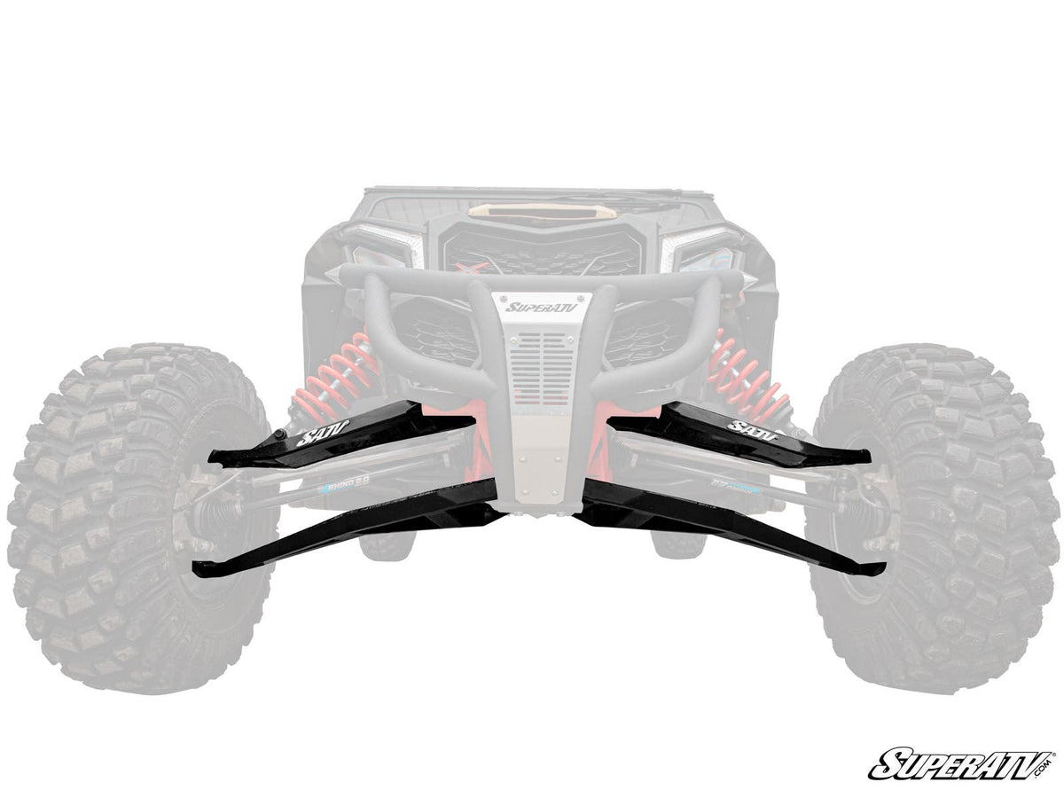 Photo of SuperATV Can-Am Maverick X3 Sidewinder A-Arms—1.5” Forward Offset by SuperATV - Premium A-Arms & Control Arms for UTVs / Side by Sides