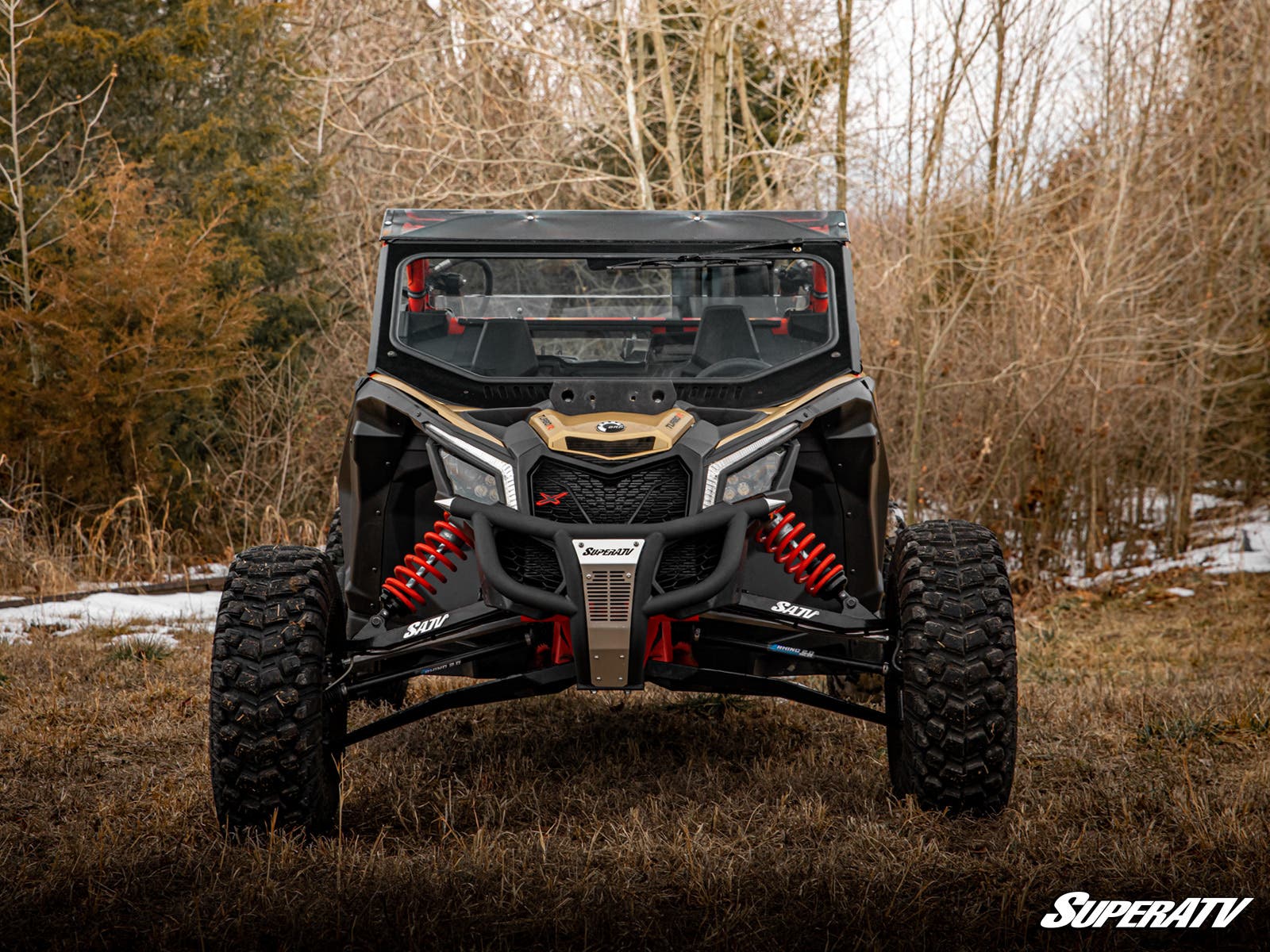 Can-Am 1.5in. Offset Boxed A-Arms | Black | 72in. Wide