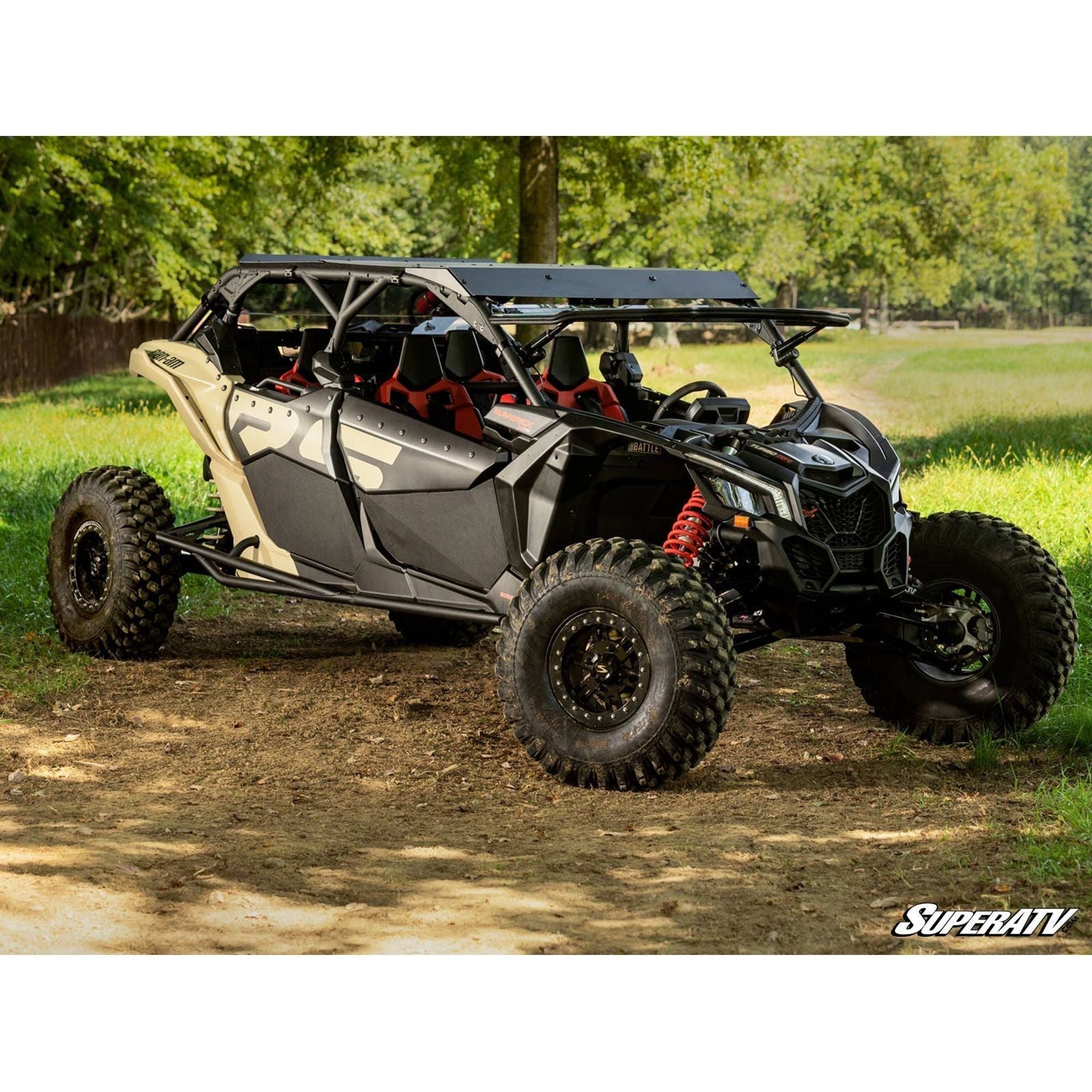 Photo of Can Am X3 MAX Tree Kickers by SuperATV - Premium Nerf Bars for UTVs / Side by Sides