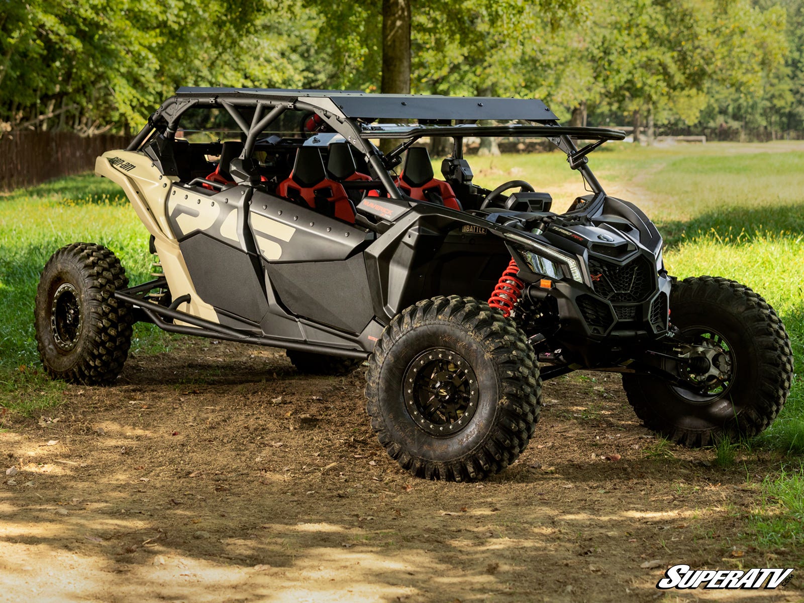 Photo of SuperATV Can-Am Maverick X3 MAX Tree Kickers by SuperATV - Premium Nerf Bars for UTVs / Side by Sides