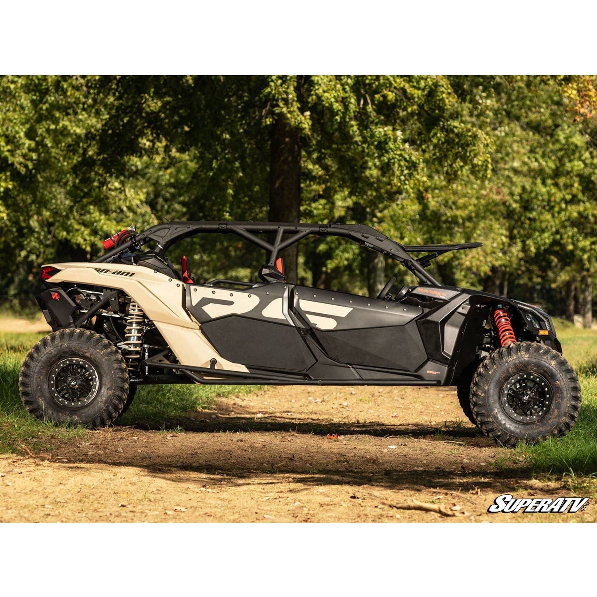 Photo of Can Am X3 MAX Tree Kickers by SuperATV - Premium Nerf Bars for UTVs / Side by Sides