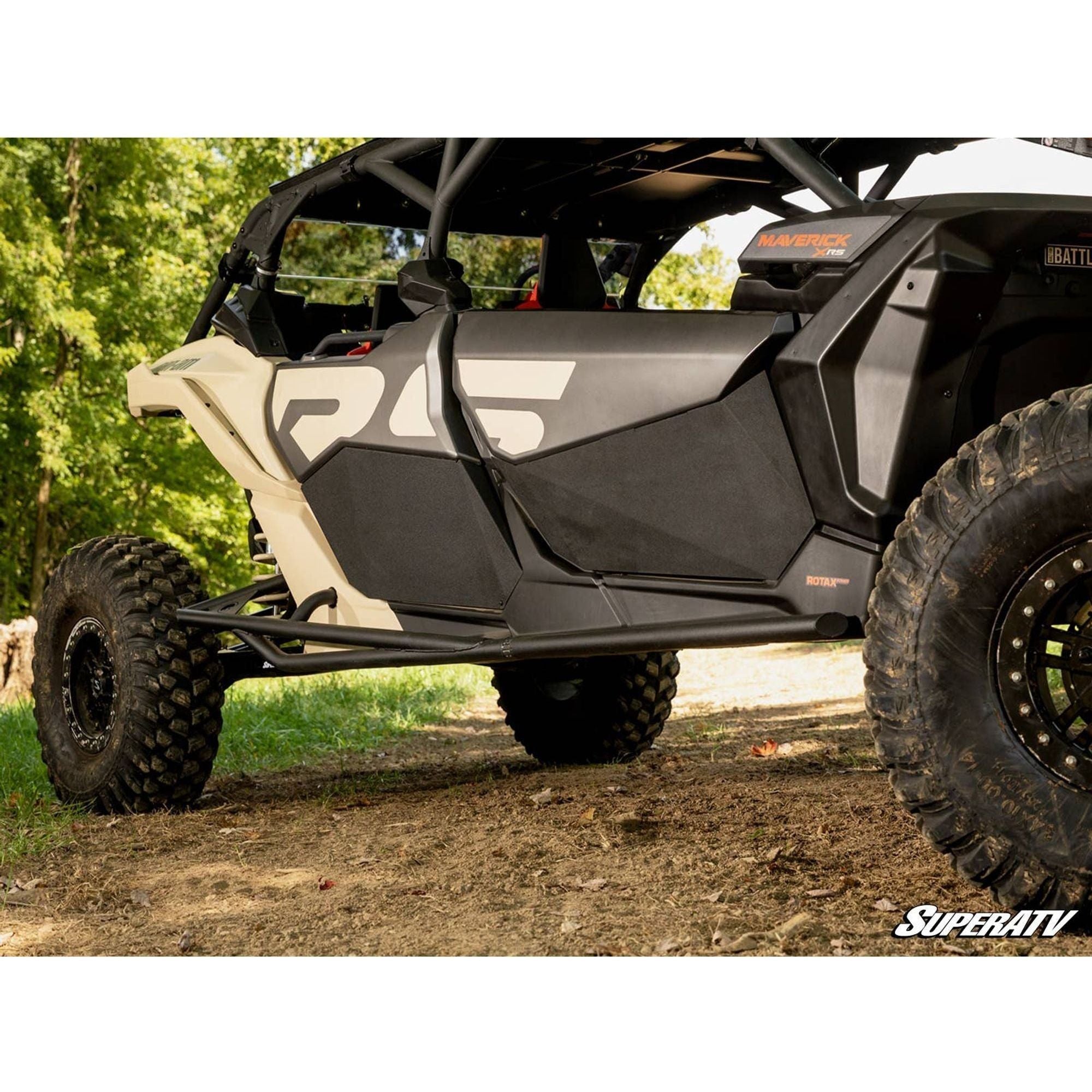 Photo of Can Am X3 MAX Tree Kickers by SuperATV - Premium Nerf Bars for UTVs / Side by Sides