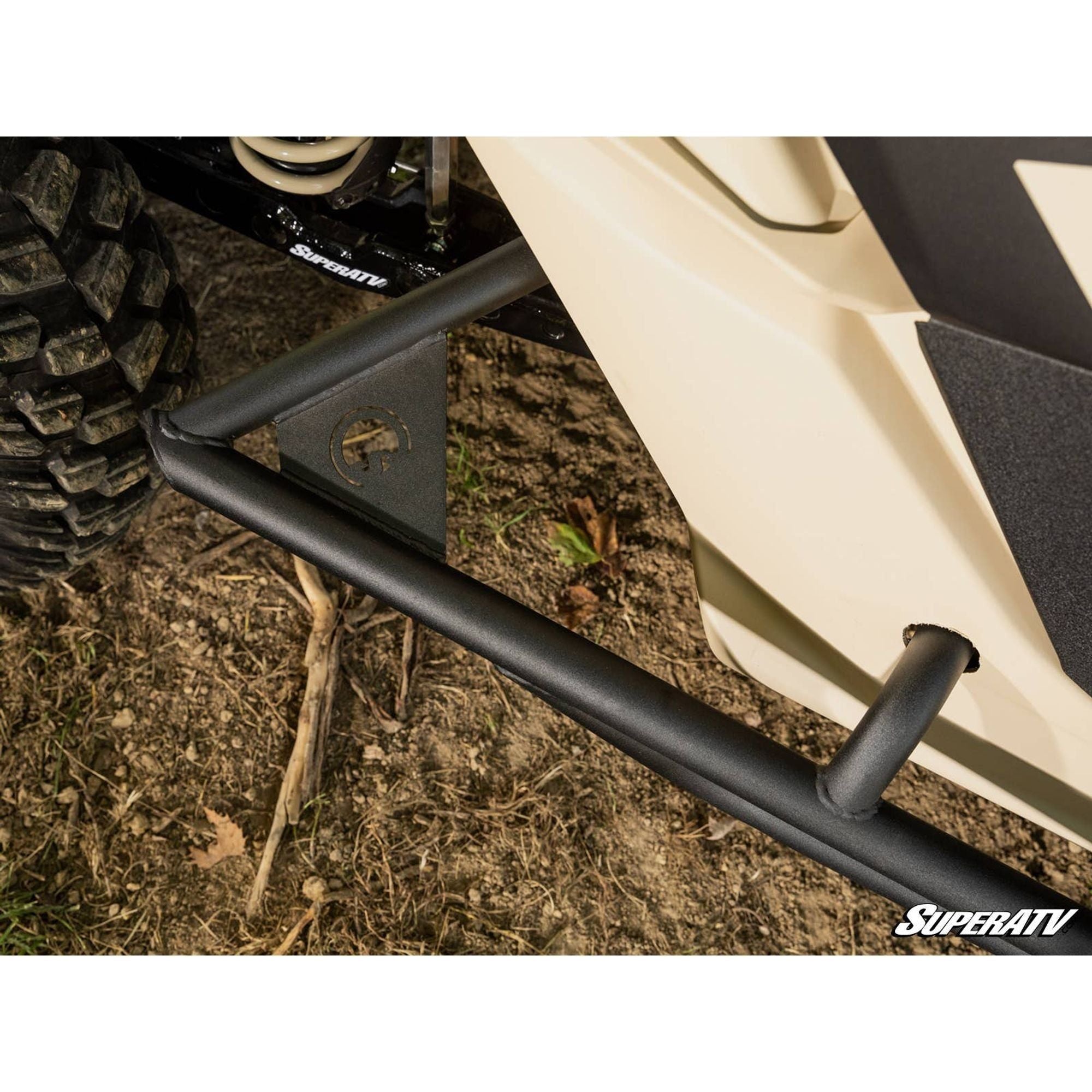 Photo of Can Am X3 MAX Tree Kickers by SuperATV - Premium Nerf Bars for UTVs / Side by Sides
