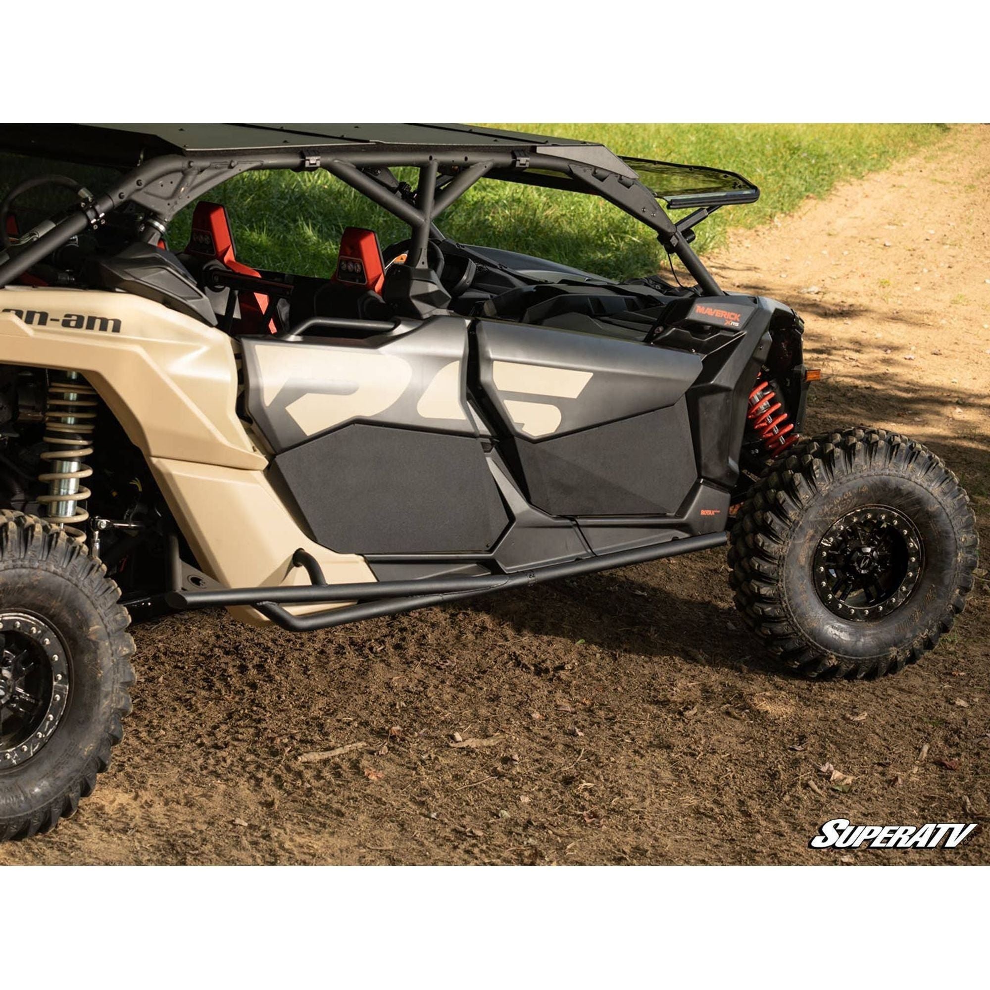 Photo of Can Am X3 MAX Tree Kickers by SuperATV - Premium Nerf Bars for UTVs / Side by Sides