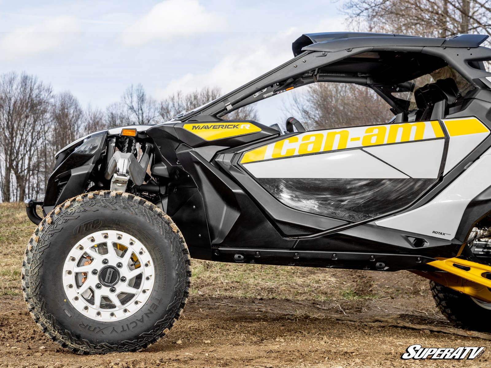 Photo of SuperATV Can-Am Maverick R Front Inner Fender Guards by SuperATV - Premium Fenders & Fender Guards for UTVs / Side by Sides