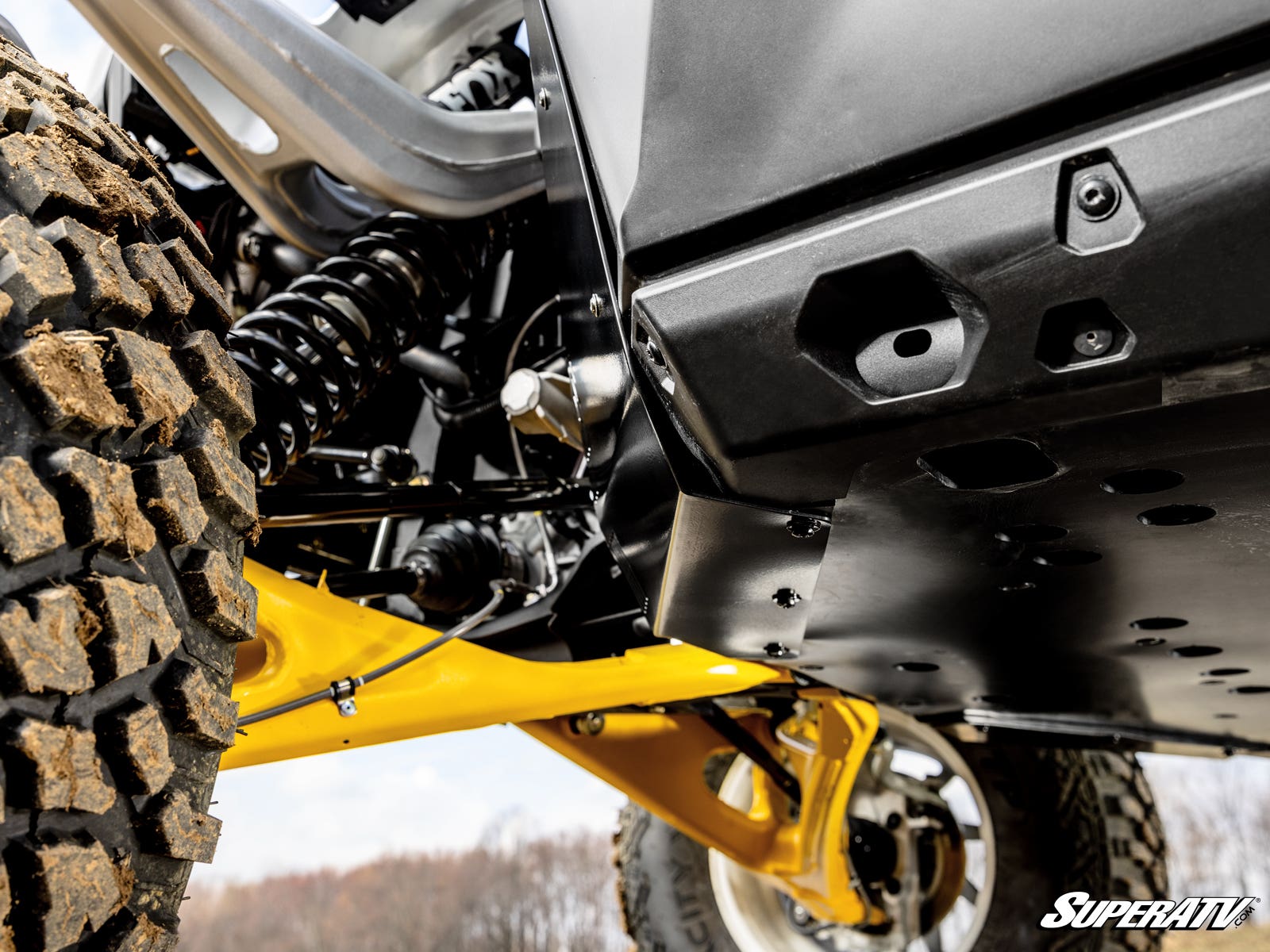 Photo of SuperATV Can-Am Maverick R Front Inner Fender Guards by SuperATV - Premium Fenders & Fender Guards for UTVs / Side by Sides