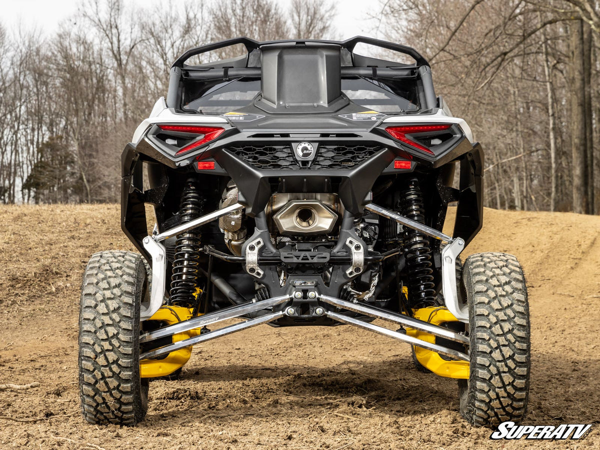 Photo of SuperATV Can-Am Maverick R Scratch-Resistant Rear Windshield by SuperATV - Premium Windshields for UTVs / Side by Sides