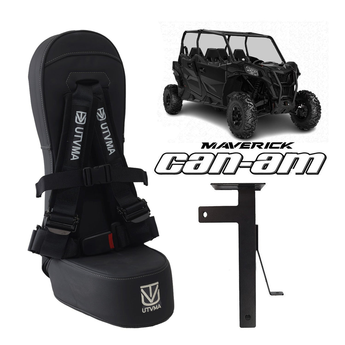 Photo of Maverick Sport MAX Bump Seat (2019-2025) Front or Rear by UTV Mountain Accessories - Premium Bump Seats for UTVs / Side by Sides