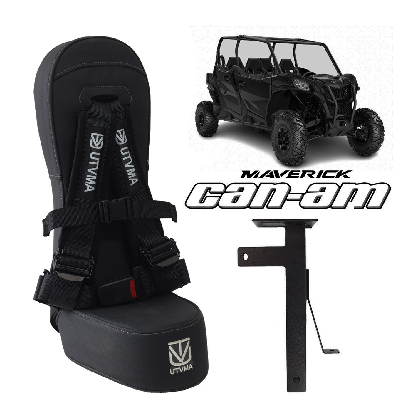 Photo of Maverick Sport MAX Bump Seat (2019-2025) Front or Rear by UTV Mountain Accessories - Premium Bump Seats for UTVs / Side by Sides