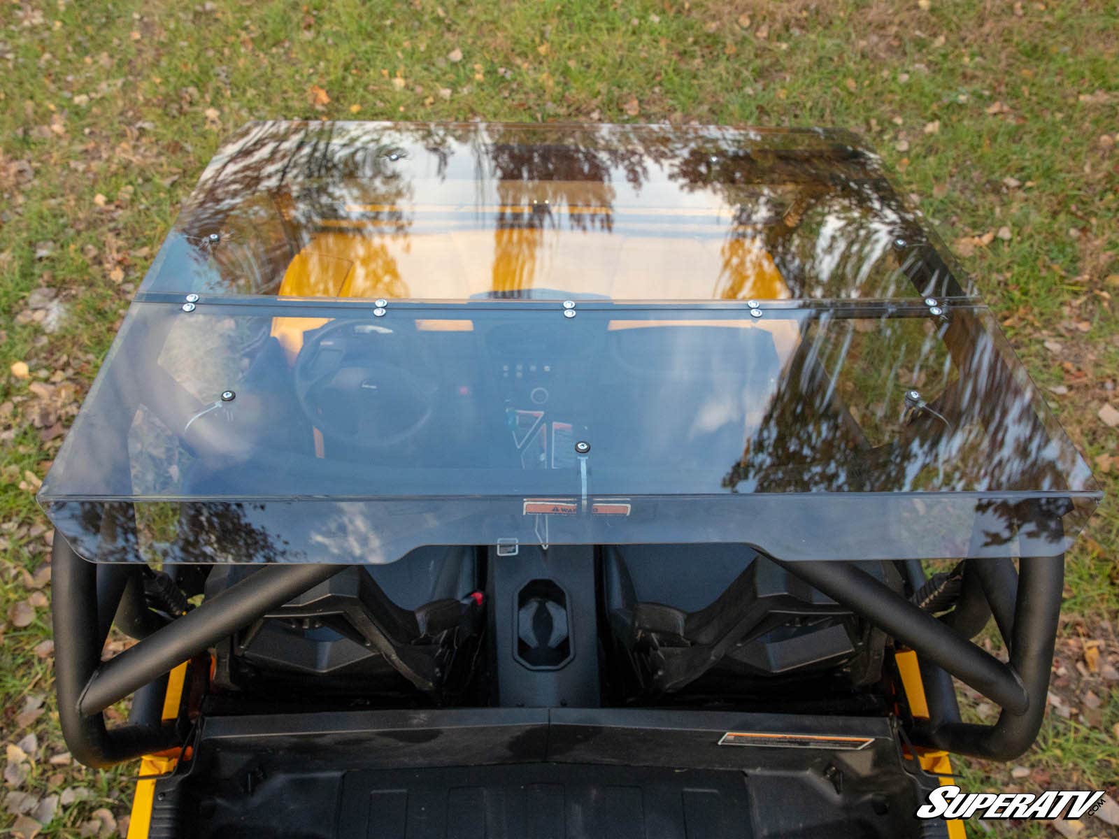 Photo of SuperATV Can-Am Commander Tinted Roof by SuperATV - Premium Roofs for UTVs / Side by Sides