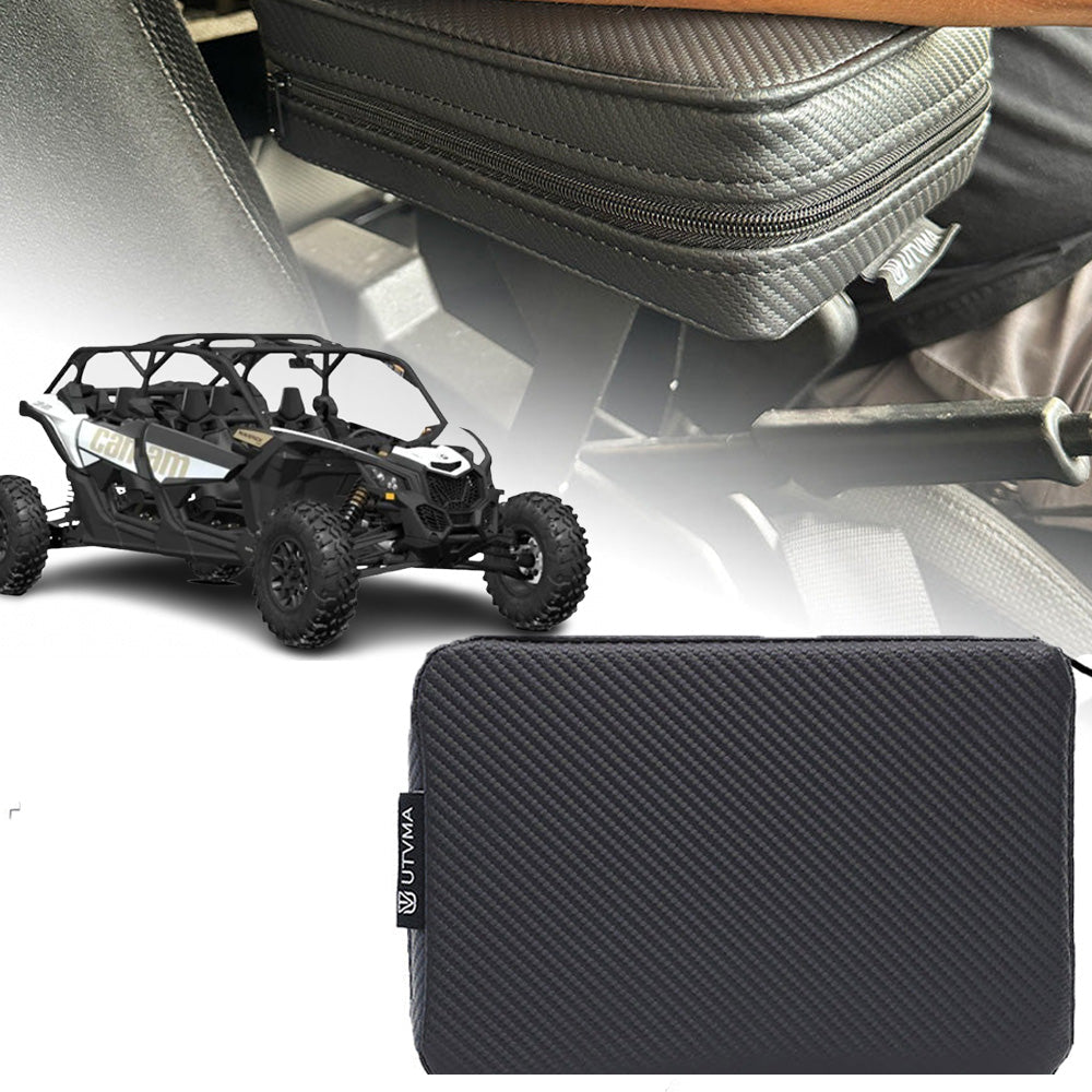 Photo of UTVMA Maverick X3 MAX Armrest with Bracket (2017-2024) by UTV Mountain Accessories - Premium Door Bags & Door Accessories for UTVs / Side by Sides