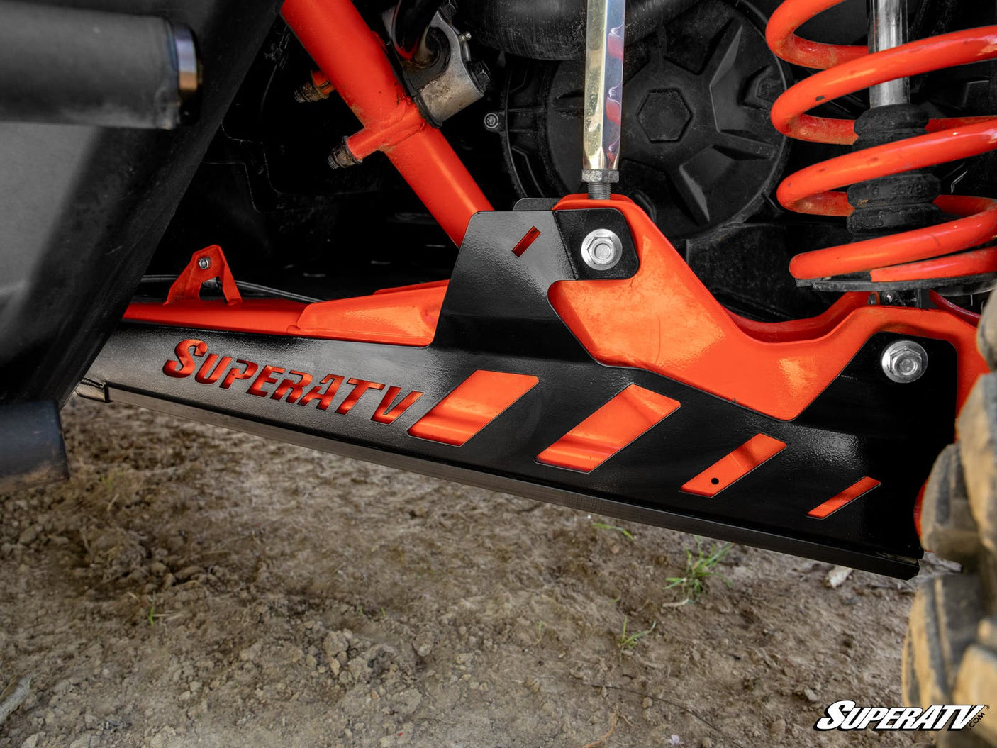 Photo of Can-Am Maverick X3 Trailing Arm Guards - Aluminum + 1/2" UHMW (64" & 72" Models) by SuperATV - Premium Trailing Arms & Trailing Arm Guards for UTVs / Side by Sides