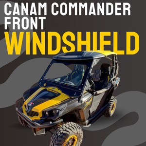 Can-Am Commander Full Glass Windshield (2010-2020)